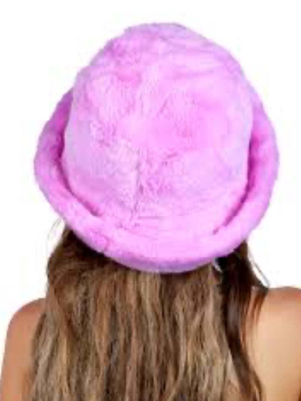 NWT • Steve Madden • Purple Faux Fur Bucket Hat •